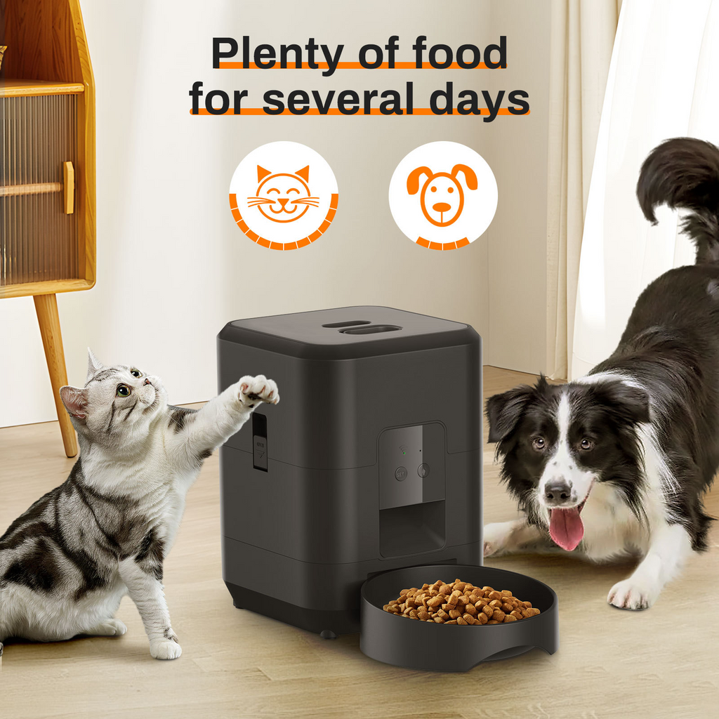 PawFeederPro™ Smart Automatic Pet Feeder – Remote Control Timed Portion Feeding System for Dogs & Cats