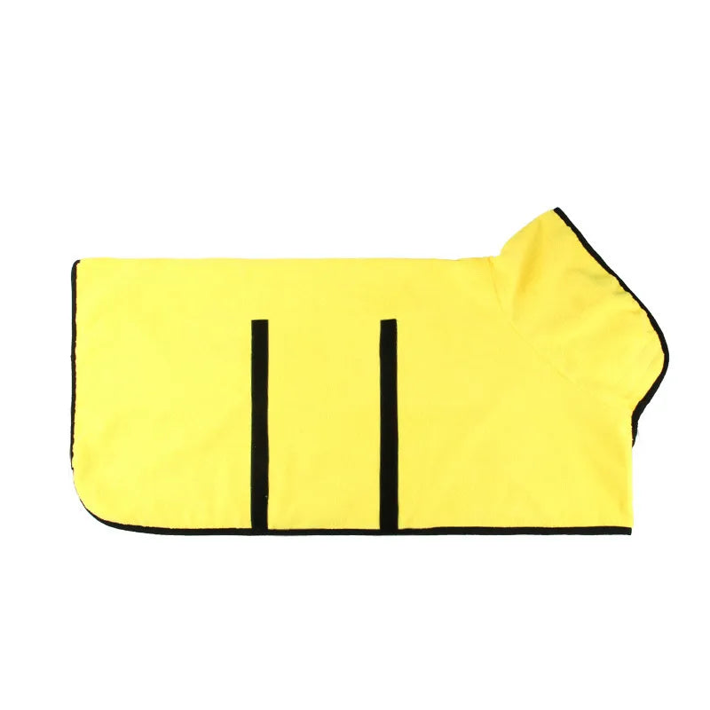 DryPaws™ Ultra Absorbent Dog Bathrobe | Fast-Drying Pet Towel Wrap