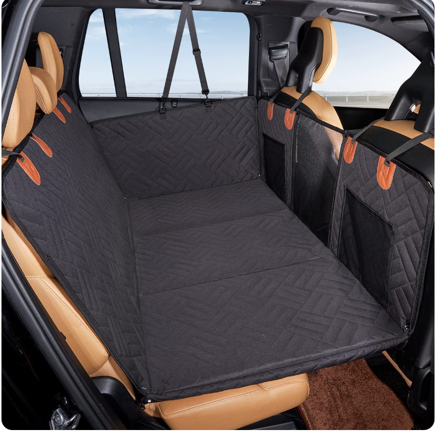 🚗 PawDrive™ Waterproof Car Dog Bed – Travel Protection & Comfort