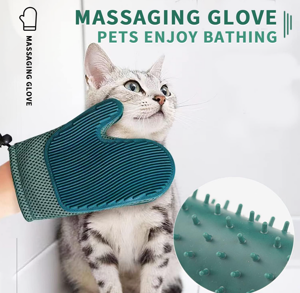 PawSwipe™ 2-in-1 Grooming Glove – Deshedding Brush for Pets + Lint & Fur Remover for Home & Furniture