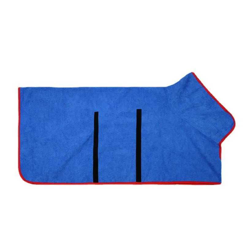 DryPaws™ Ultra Absorbent Dog Bathrobe | Fast-Drying Pet Towel Wrap